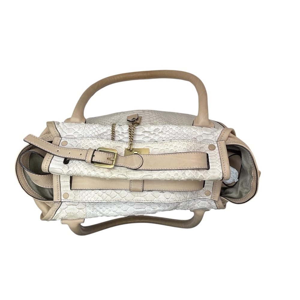 Chloé Python Marlow Leather Bag - image 4